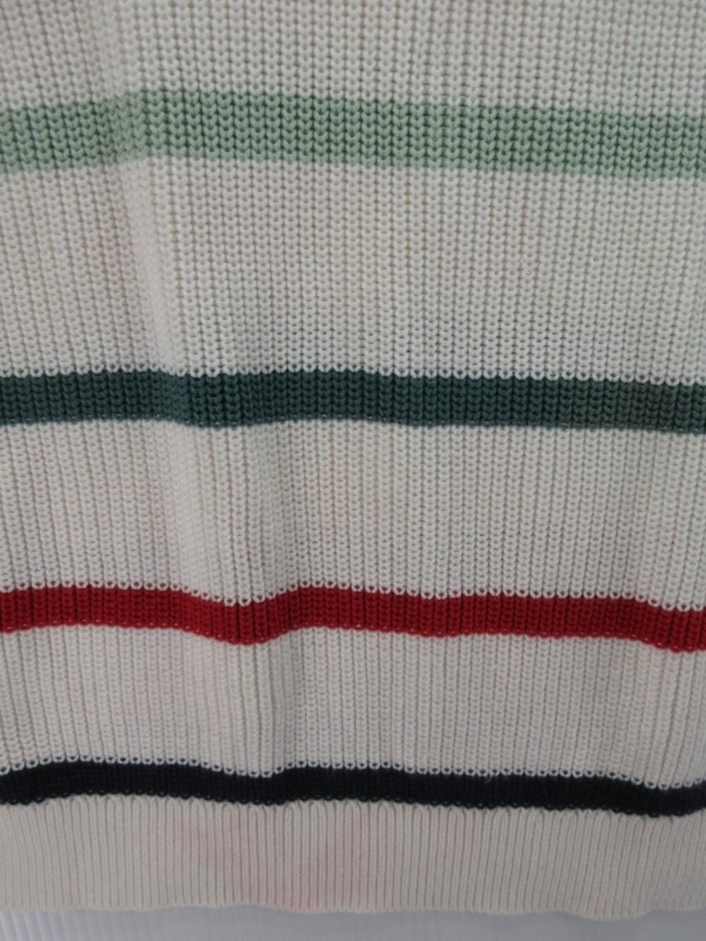 Barbour Sweater XL Shoreward Knit Nautical Breton Striped Chunky * - Picture 7 of 16
